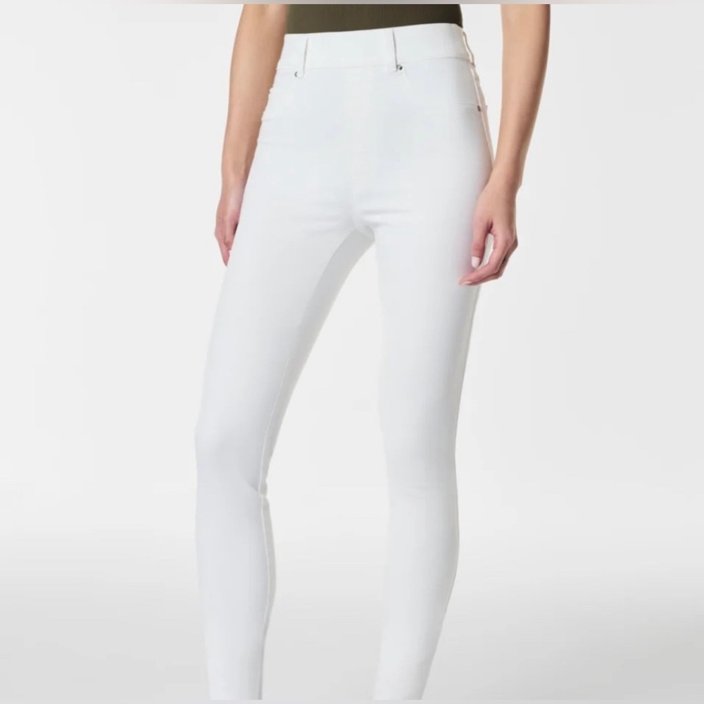 SPANX White Skinny Jeans